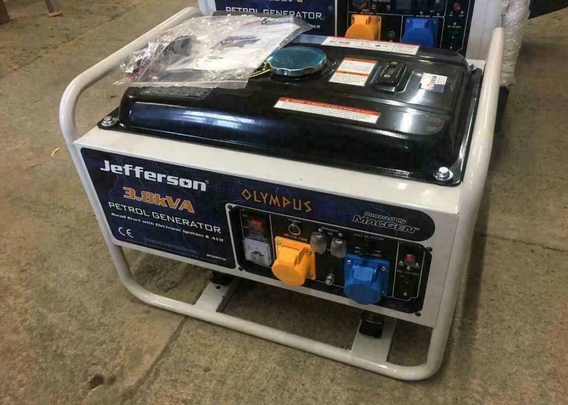 Jefferson 3.0kW Petrol Generator 7.0HP
