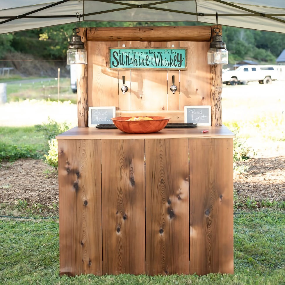 wooden bar