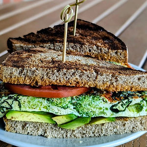 Spinoccoli Eggwhite Frittata Sandwich
