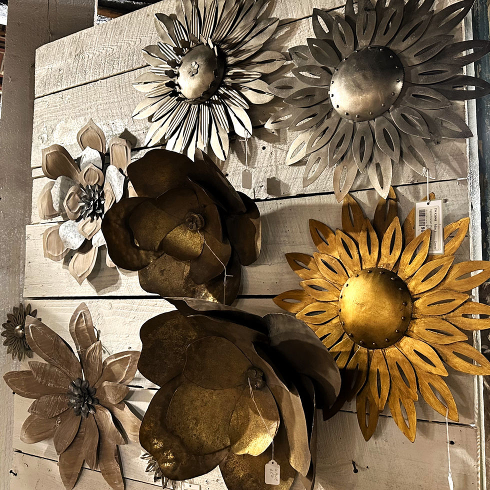 Metal Flower wall art