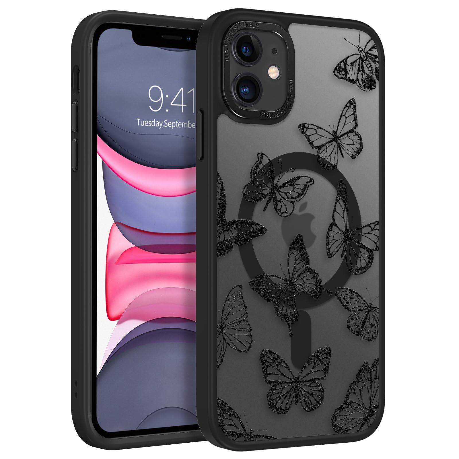 BENTOBEN for Magnetic iPhone 11 Case Phone Case iPhone 11 [Compatible with MagSa