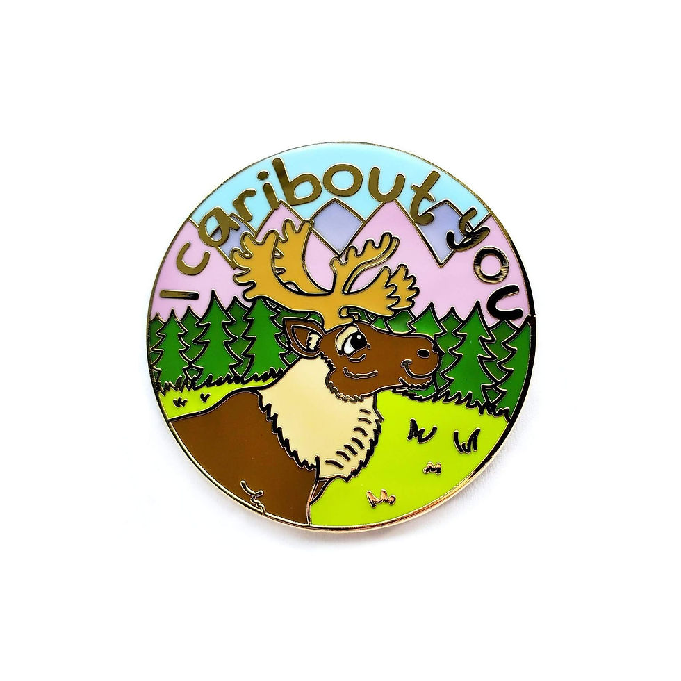 Thumbnail: I Caribout You Pin
