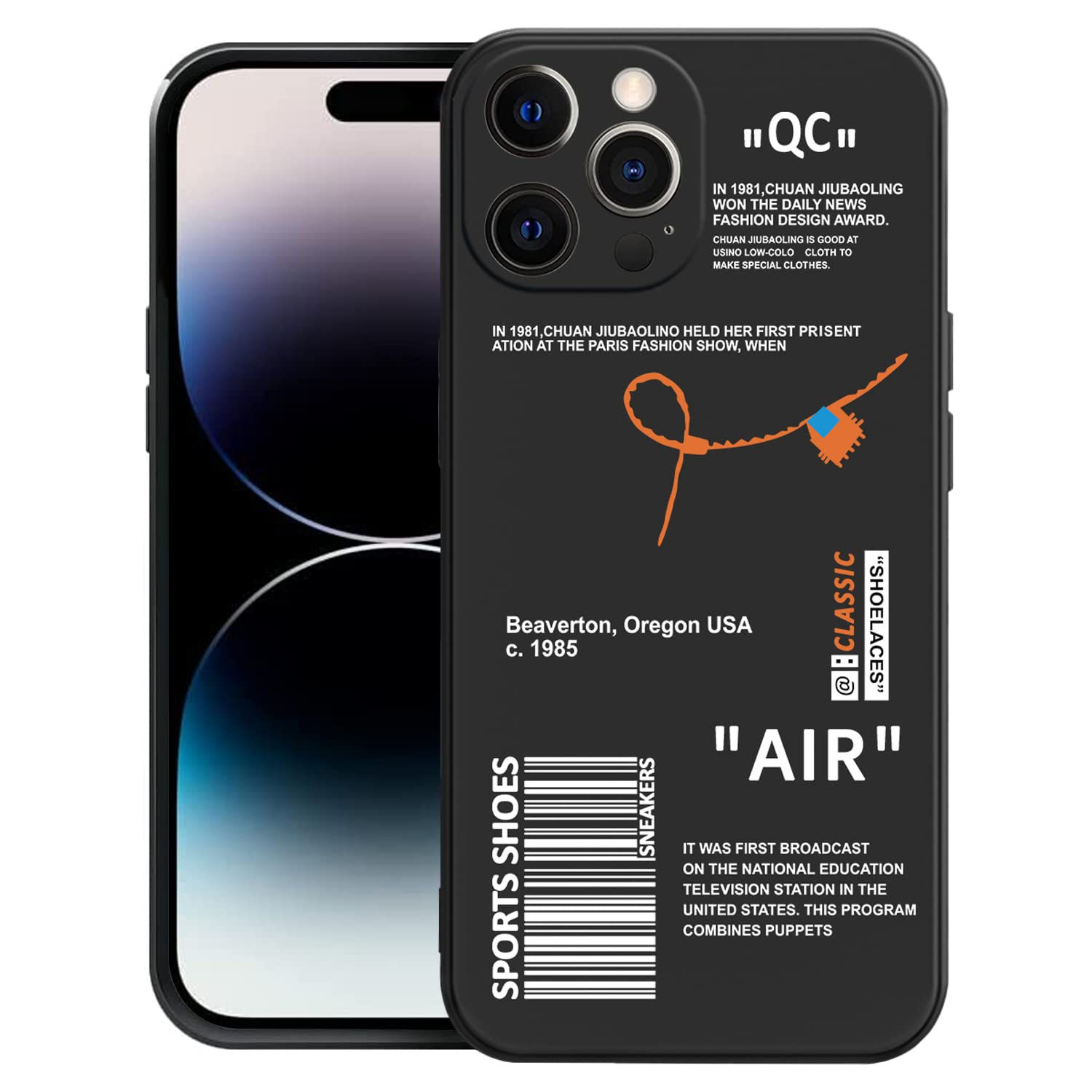 Hhiira Sports Shoes Phone Case Designed for iPhone 14 Pro Max Case Basketball Ph