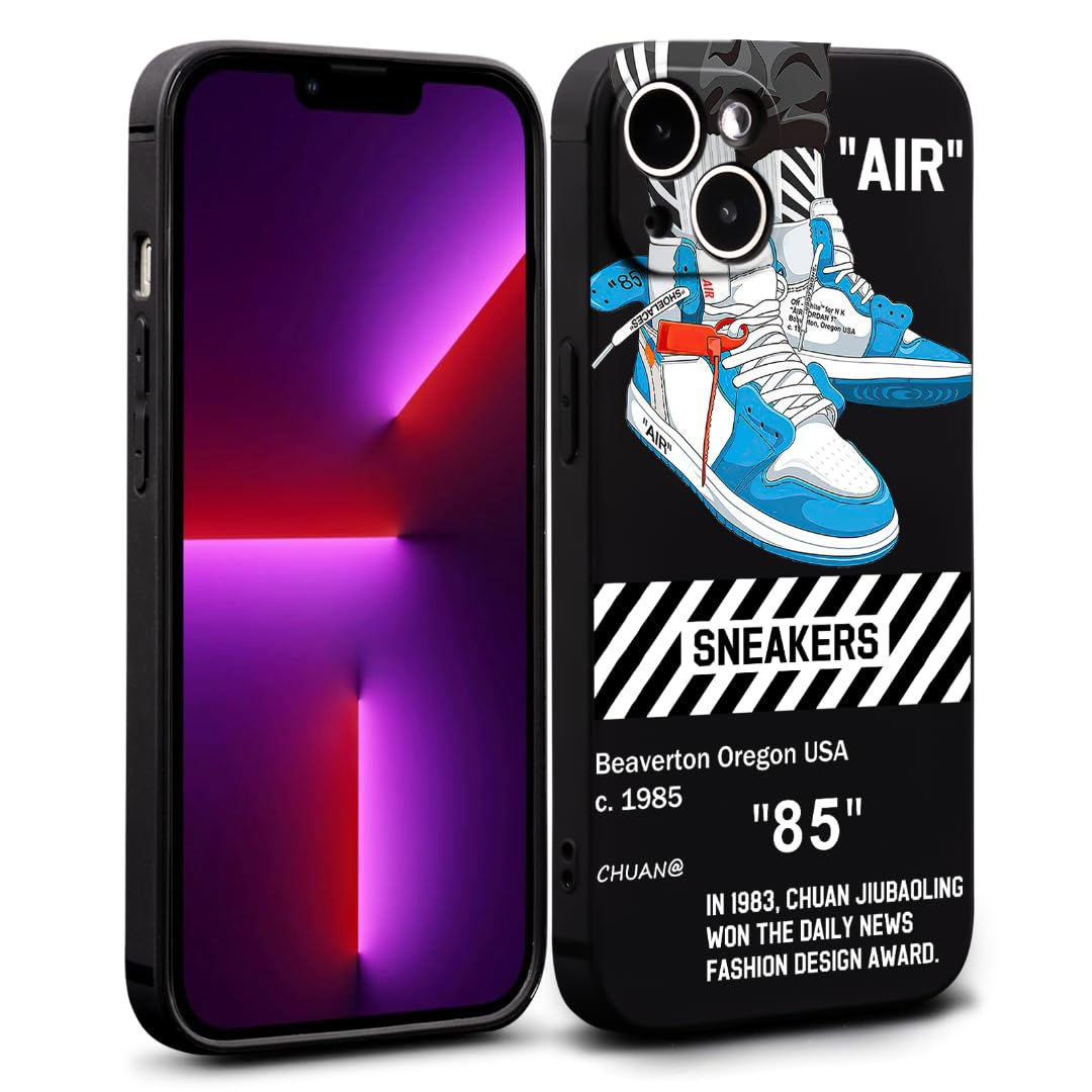 jinpaitao Compatible with iPhone 14 Case for Boys Men Cool Sports Basketball Sne