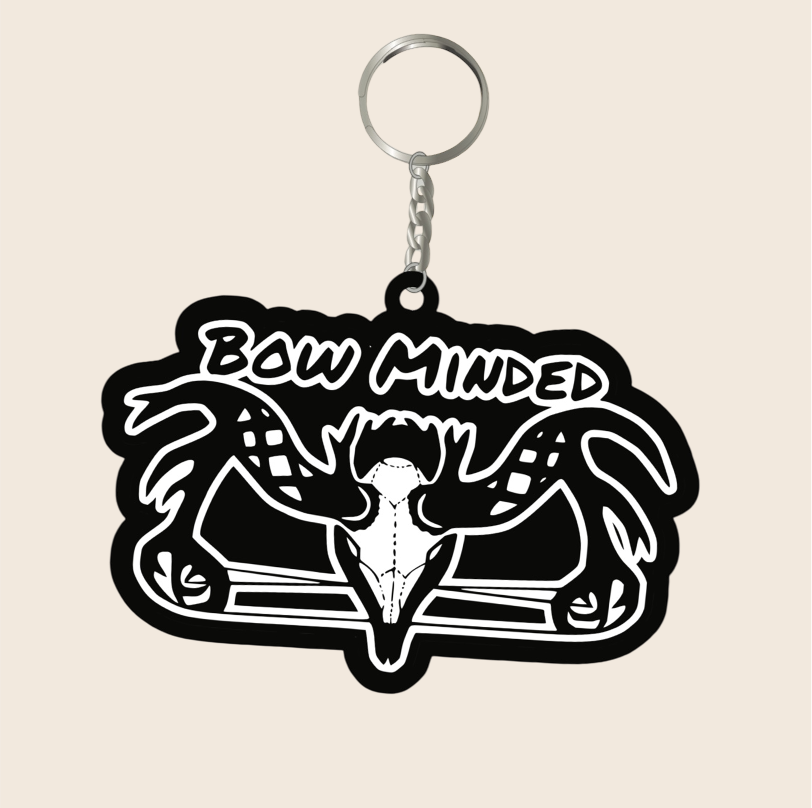 Bow Minded Keychain