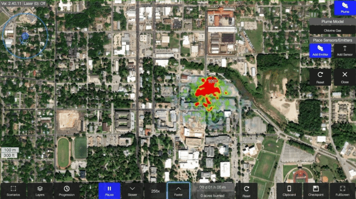 SimTable GIF Chemical Plume