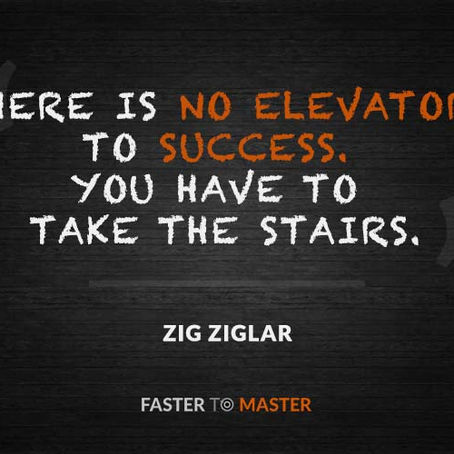 No shortcuts to success!