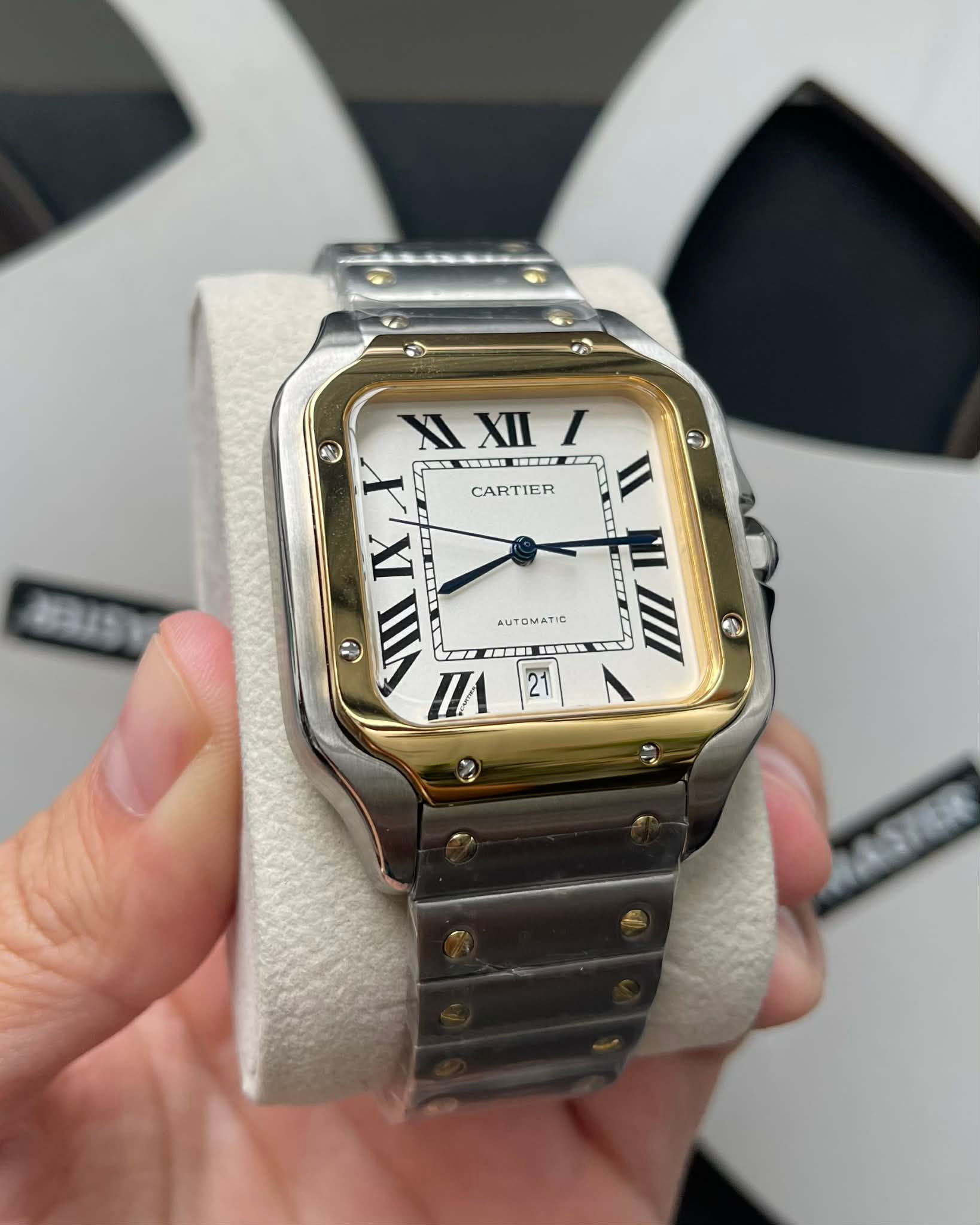 Cartier Santos Silver W2SA0009