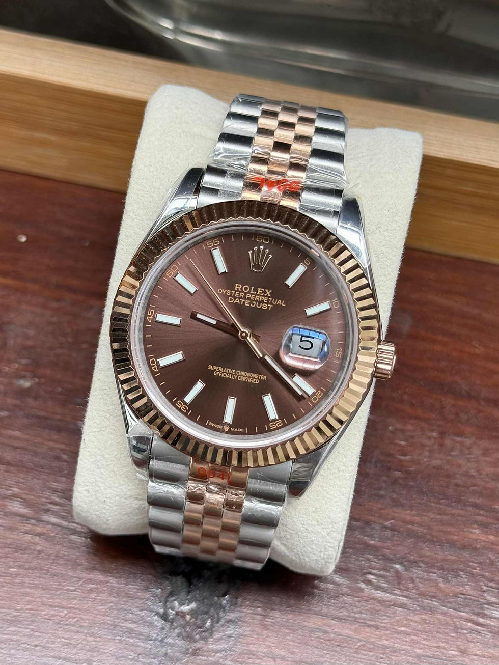 Miniatura: Rolex Datejust 41 Chocolate Dial 126301
