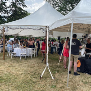 Events in parks with food vendors.