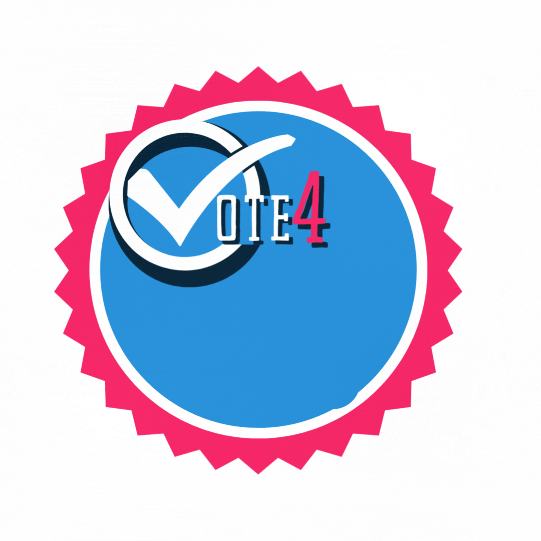 Vote 4 Erin Caton Sticker.gif