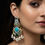 Thumbnail: Hira Collections 
Dual Tone 
Monalisa Stone 
Long Earrings 