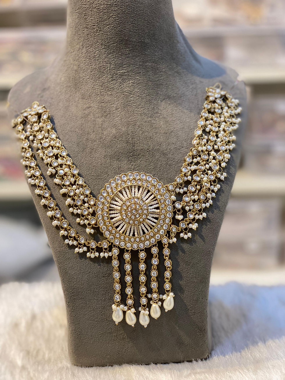 Thumbnail: Hira Collections 
Hair Accessories 
Heavy Look
Juda / Bun Broach, Challar chain 