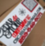 Cedar & Stone personalized custom designs sign with QR code