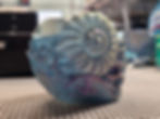 Nautilus shell with personalized custom designs