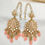 Thumbnail: Ivory Peach Danglers