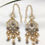 Thumbnail: Grey & Gold Kyra Dangler