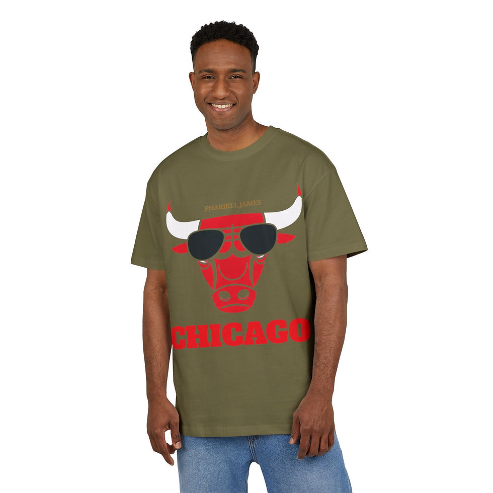 Miniature : Tee-shirts Oversized NBA Chicago PJ