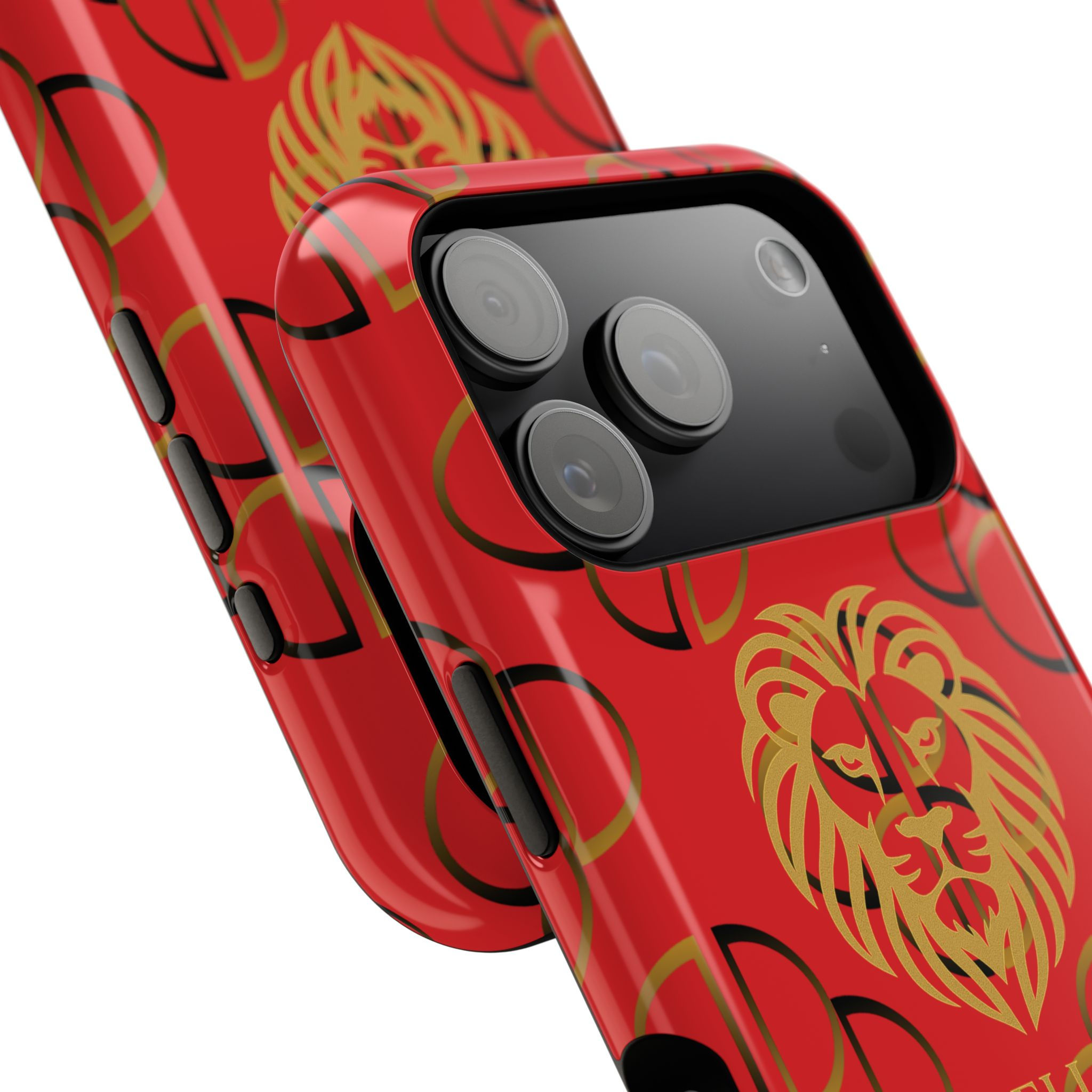 Coque Red Gold Lion Resistant Phariell James