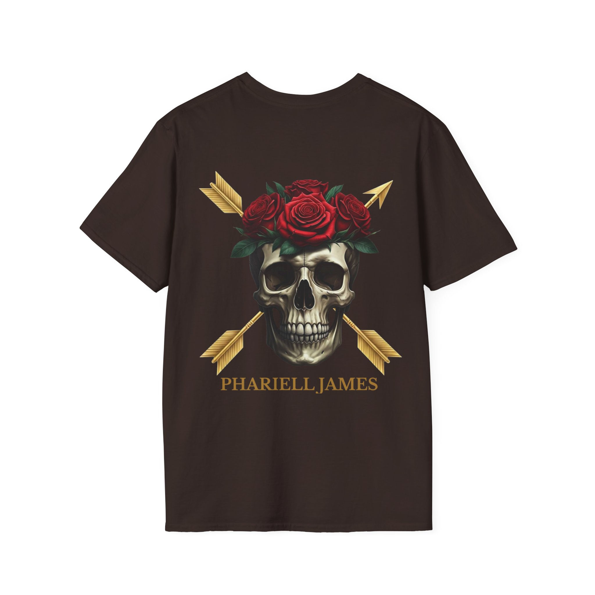 Tee-shirts Skull and Roses Phariell James