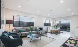 Marsden Park Property Styling Lounge Room View 1
