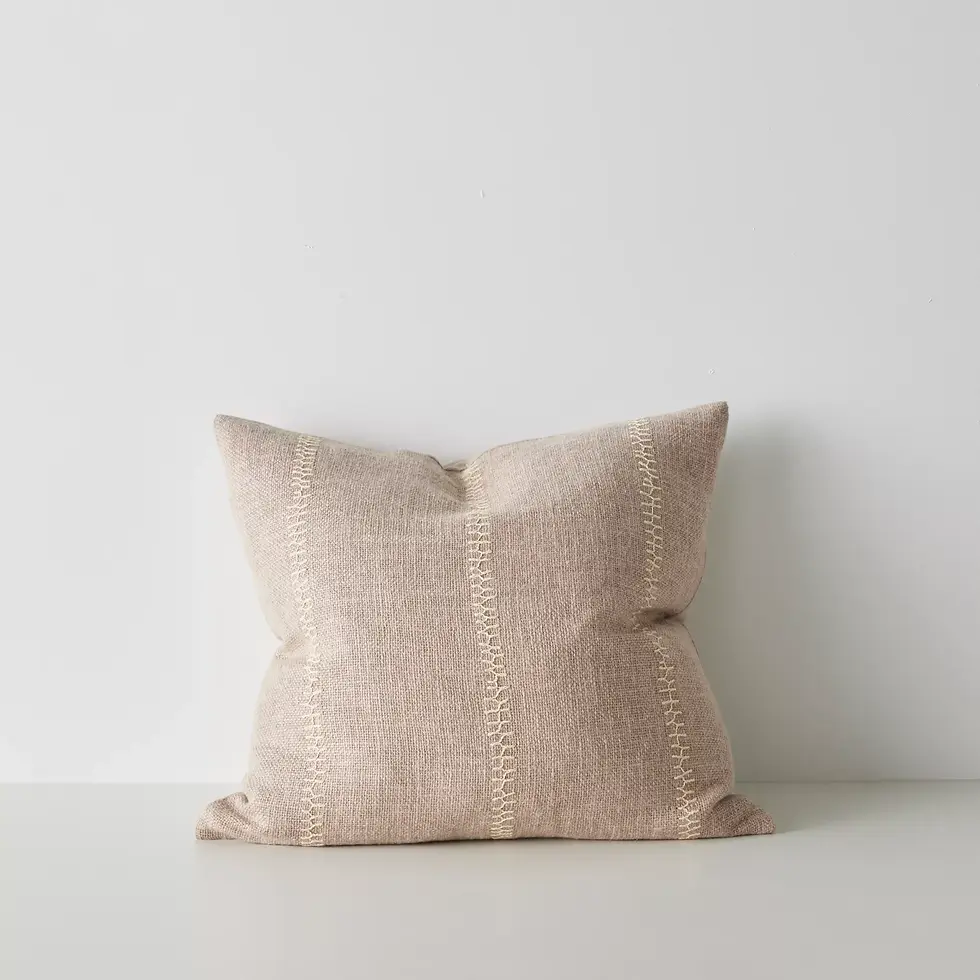 Maddalena Oatmeal Cushion 50cm x 50cm