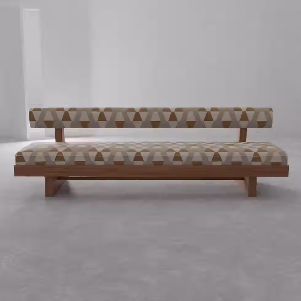Thumbnail: Attica Gold Geometric Fabric