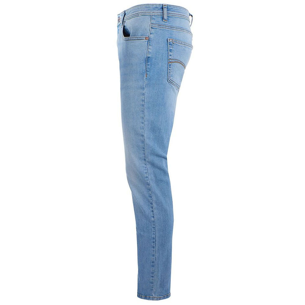Thumbnail: Yes Zee Chic Light Blue Comfort Denim Jeans