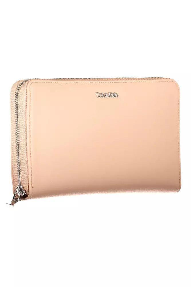 Thumbnail: Calvin Klein Chic Pink Polyethylene Wallet with RFID Blocking