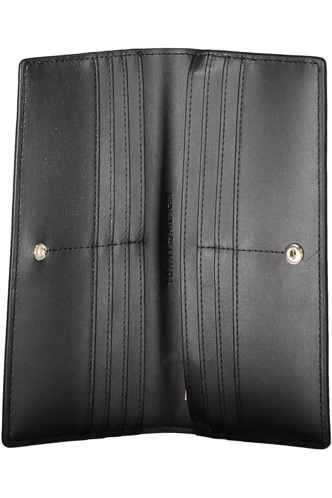 Thumbnail: Tommy Hilfiger Elegant Black Zip Wallet with Secure Closure