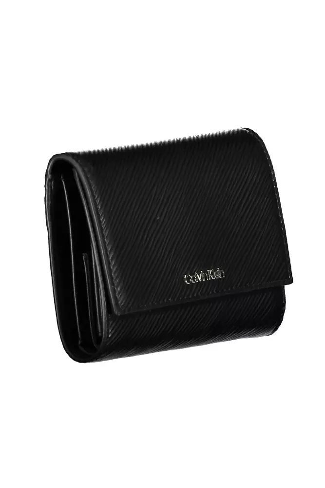 Thumbnail: Calvin Klein Elegant Black RFID-Blocking Wallet with Snap Closure