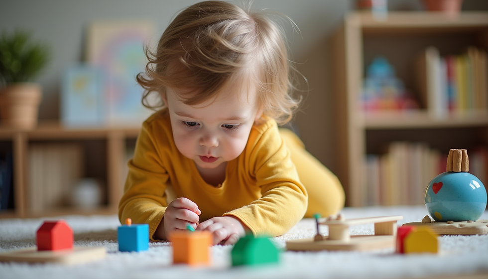 niño con juegos de desarrollo