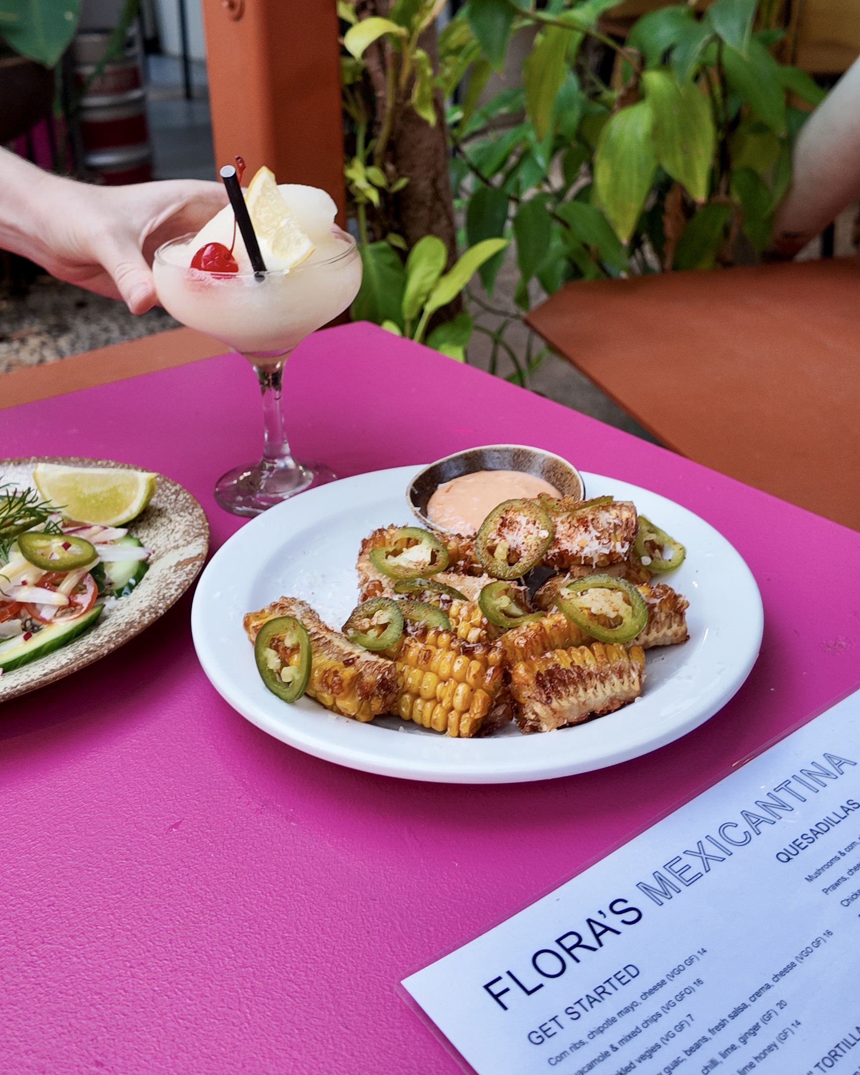 Arranged Food and Objects