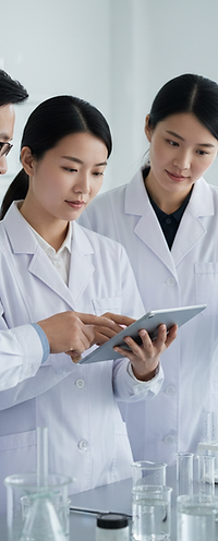 Pharmacist ensuring product quality and formulation accuracy