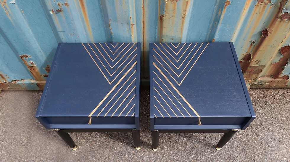 Thumbnail: Pair of Refinished Mid-Century G Plan Librenza Bedside Tables