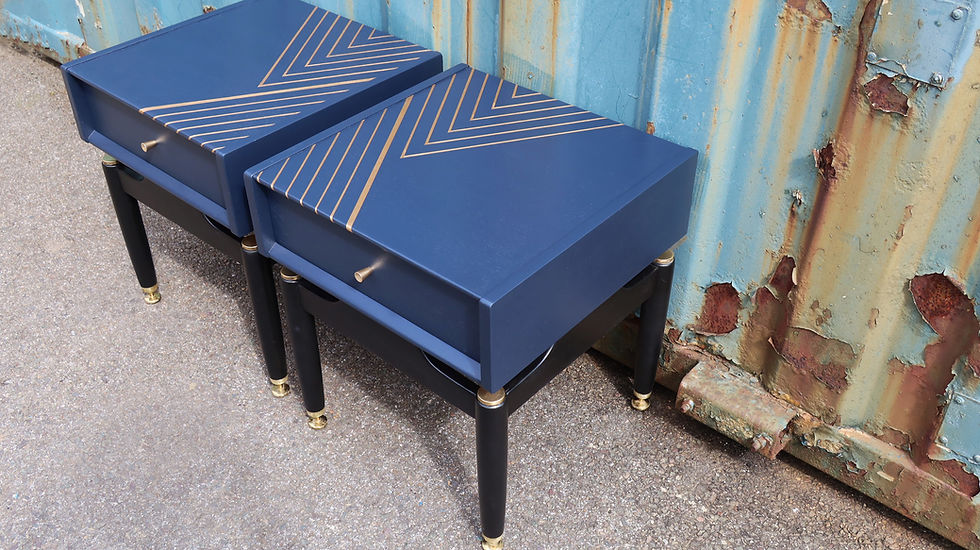 Thumbnail: Pair of Refinished Mid-Century G Plan Librenza Bedside Tables