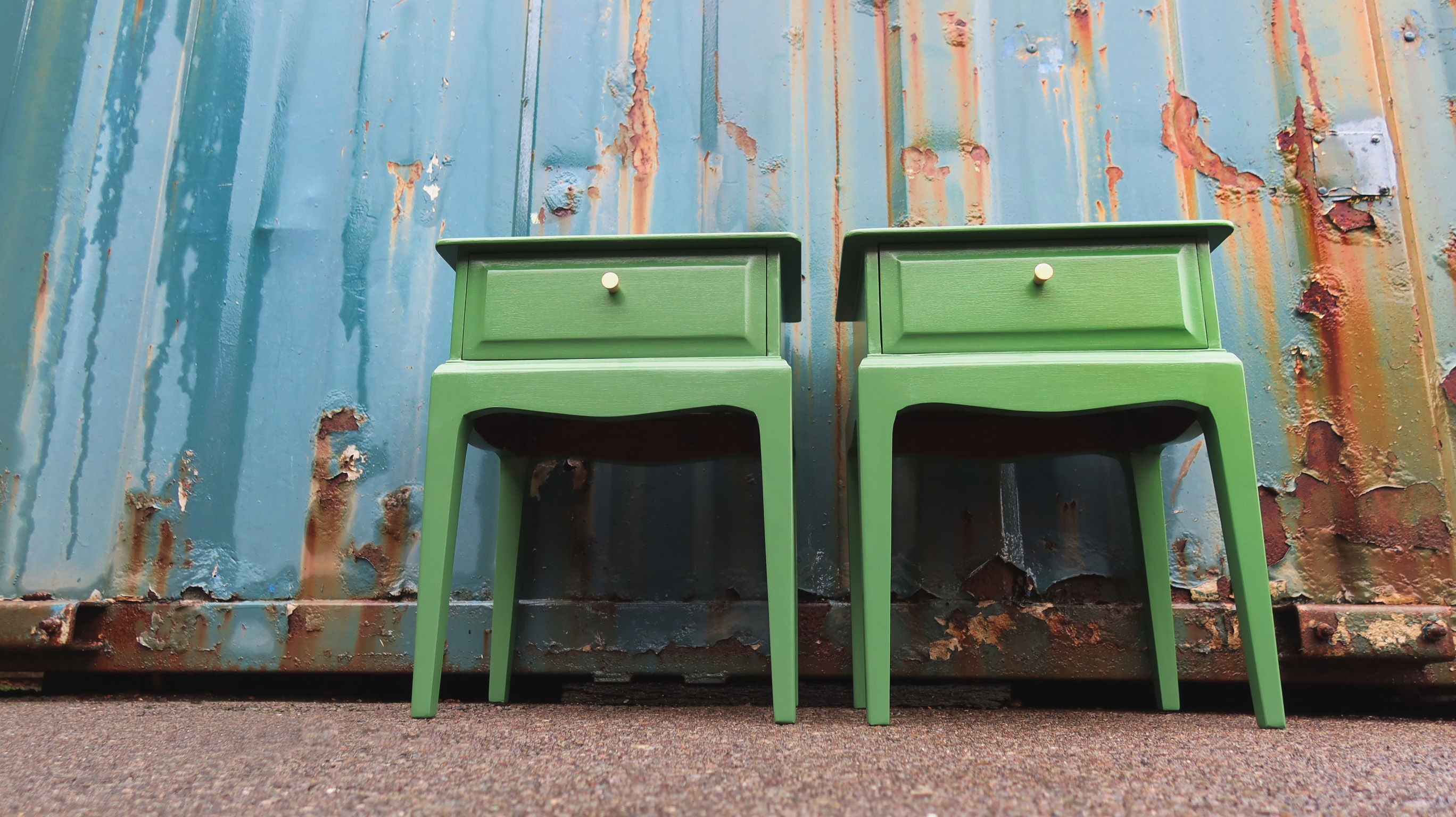 Pair of Stag Minstrel Refinished Bedside Tables