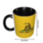 Thumbnail: Coffee Mug - Gadsgen 'Dont Tread On Me' - HIGH QUALITY