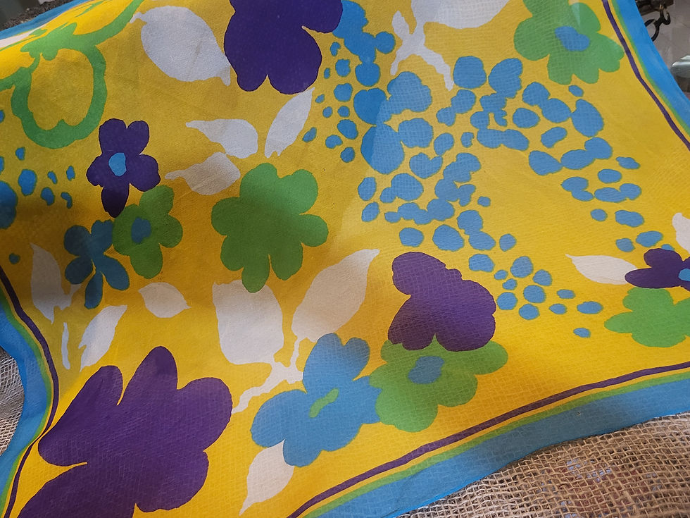 Thumbnail: Vintage Givenchy Sheer Silk Scarf