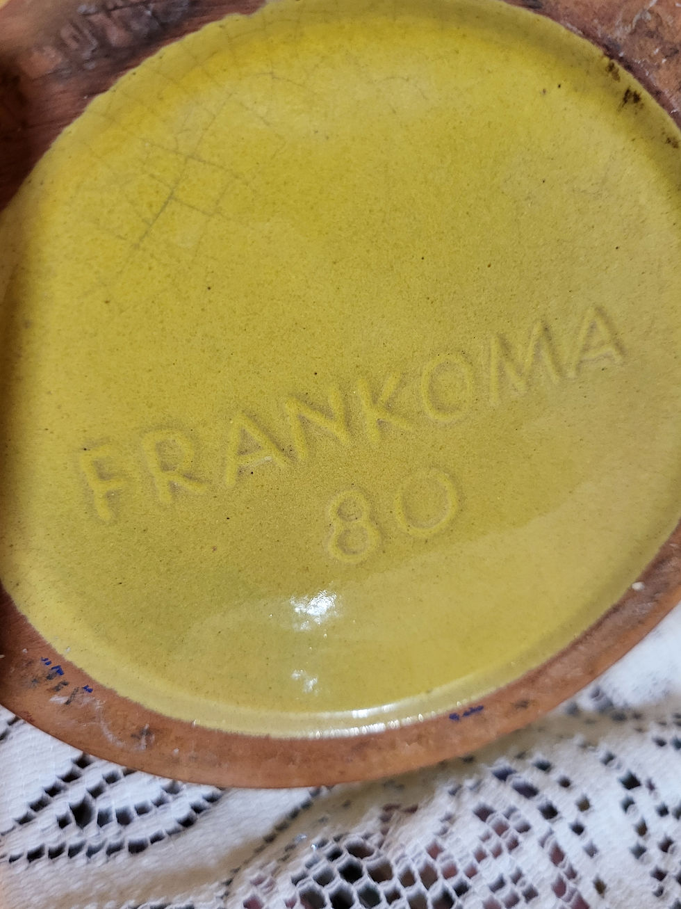 Thumbnail: Rare Frankoma Sunflower Yellow #80 Pitcher
