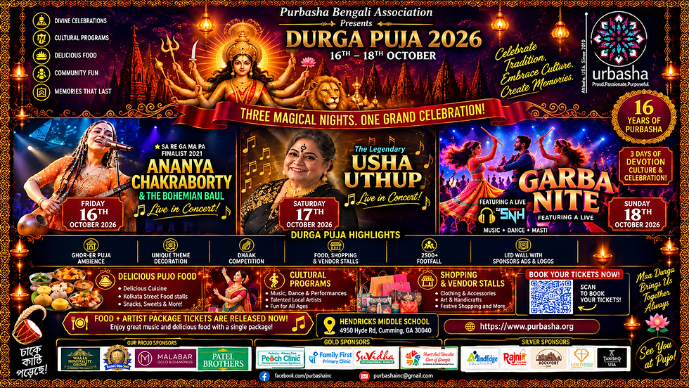Purbasha Bengali Durga Puja Festival 2026