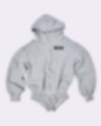Thumbnail: Gray Super Cute Hoodie Suit