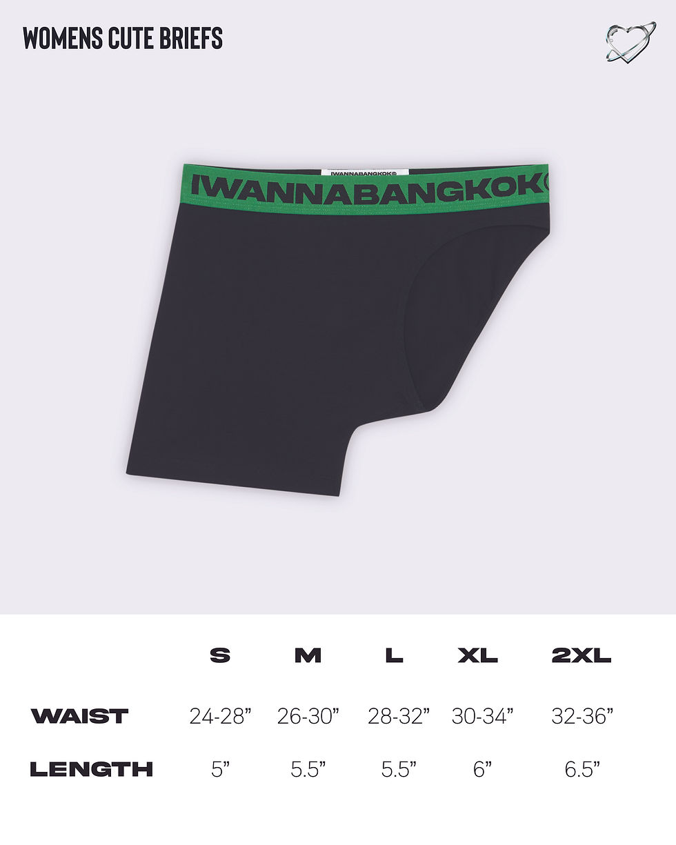 Thumbnail: Black Womens Cute Briefs