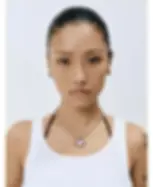 Thumbnail: White Baby Fugu Necklace