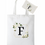 Thumbnail: Initial Tote Bag with Zipper Pouch A-M