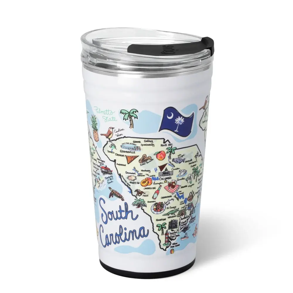 SwigLife South Carolina 24oz Insulated Party Cup