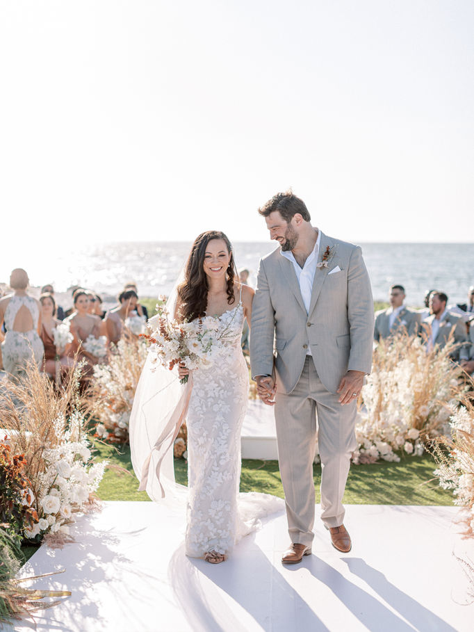 bridal party beach wedding style florida