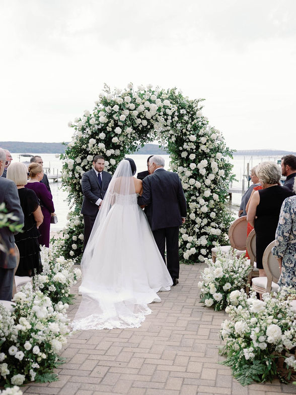 wedding ceremony arch northern michigan florist