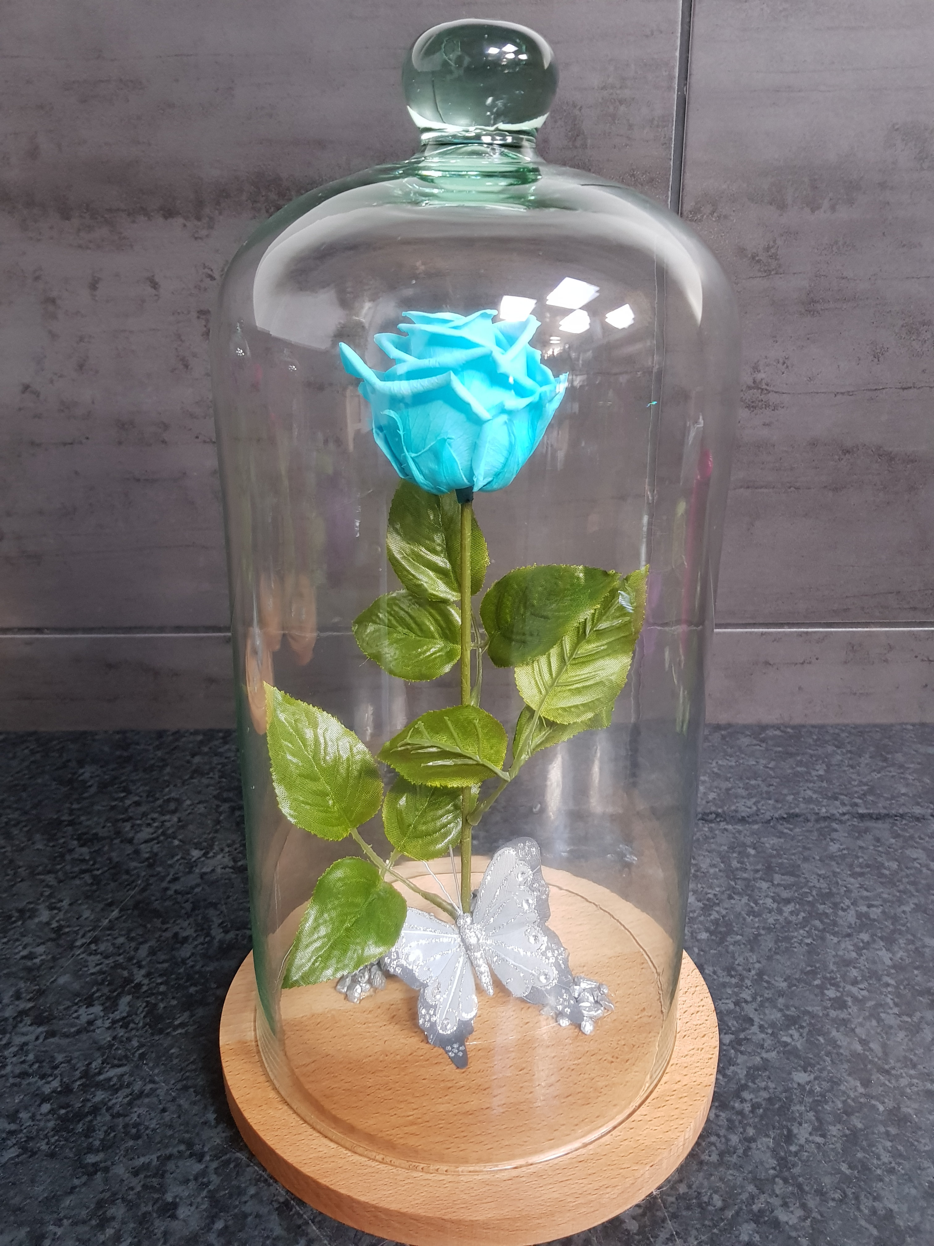Rose éternelle Sous Cloche