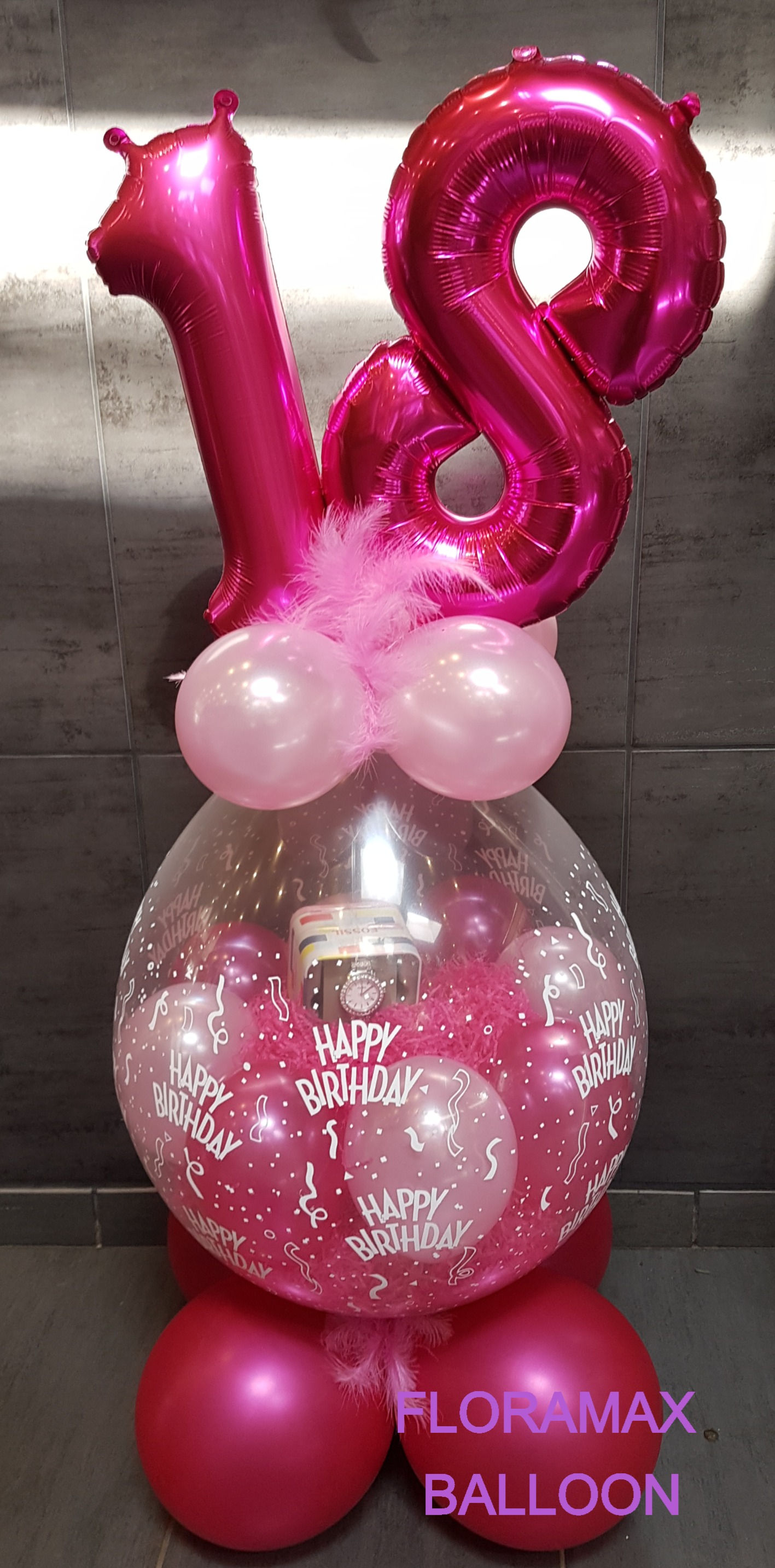 Ballon magique avec votre cadeau à l'intérieur Ref : BM2048